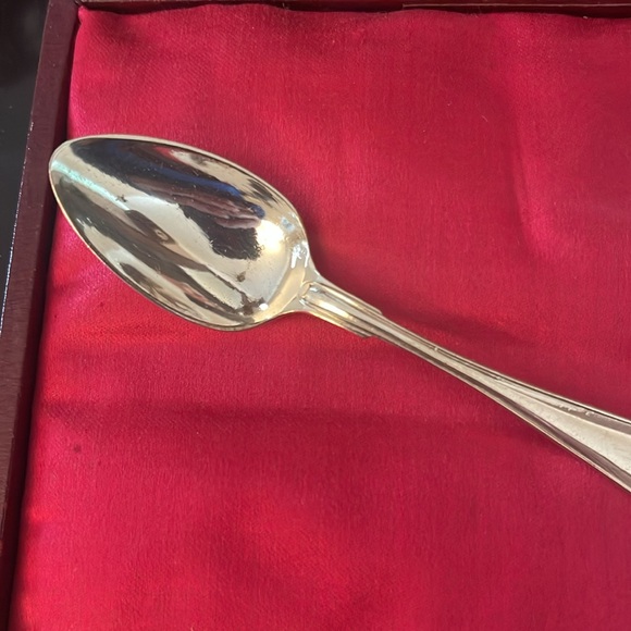 Vintage demitasse espresso coffee spoons in English Silver Plate. - Picture 3 of 7